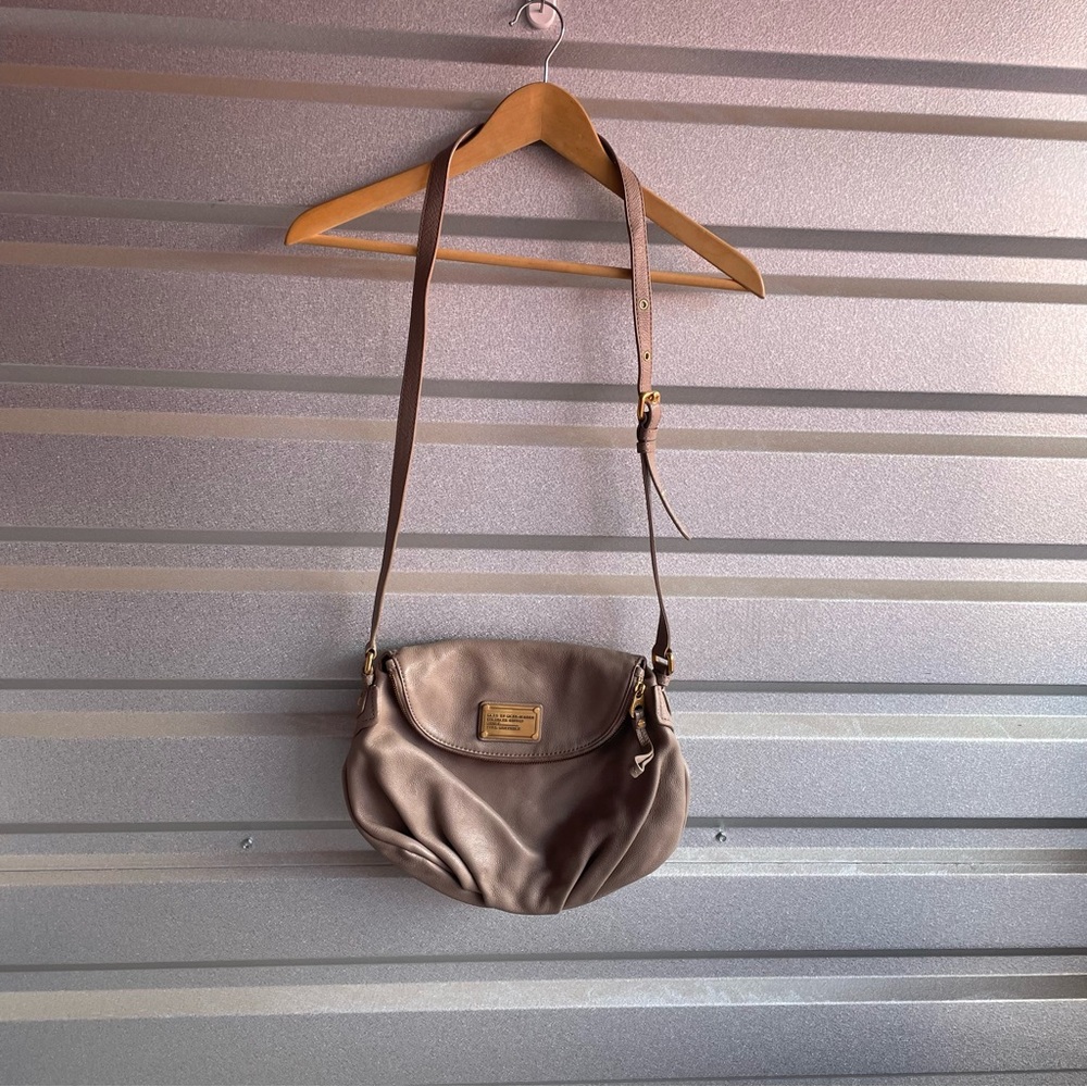 Marc by Marc Jacobs Classic Q Natasha crossbody bag in taupe